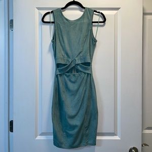 Sleeveless Dress with Cut Outs